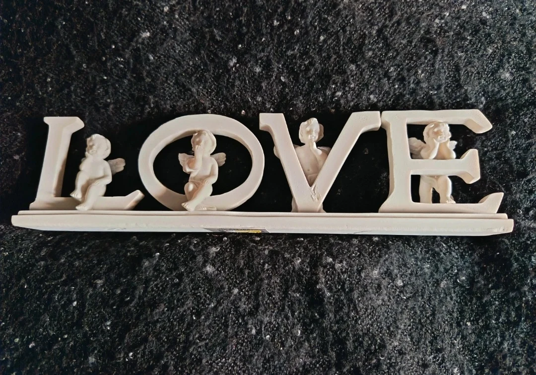 Ceramic Love Cherubs Ornament