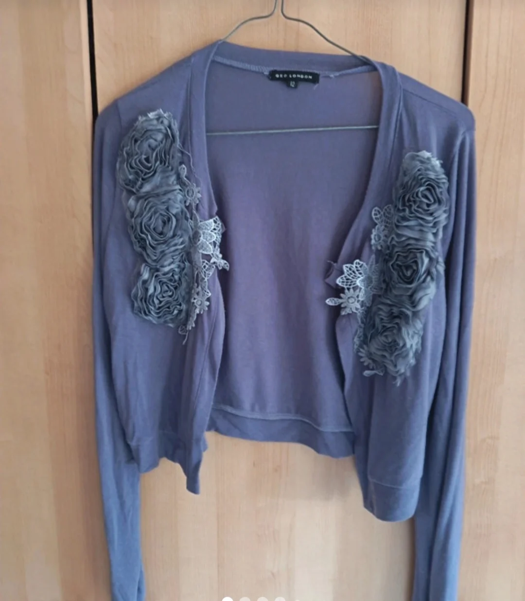 Purple cardigan Size 12