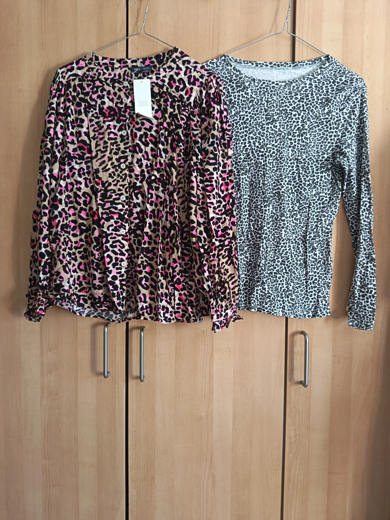 Animal print women's top