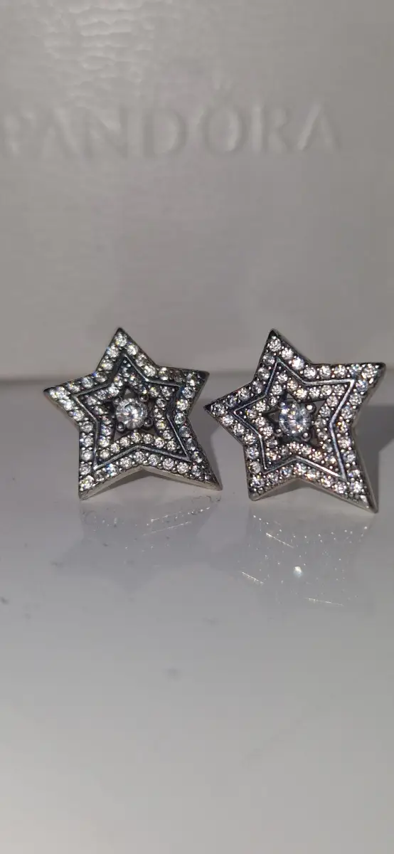Pandora Celestial Assemtrical 925 Ale Ear Studs