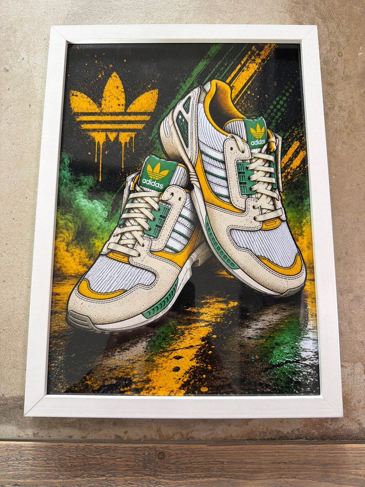 Adidas A4 Framed Print
