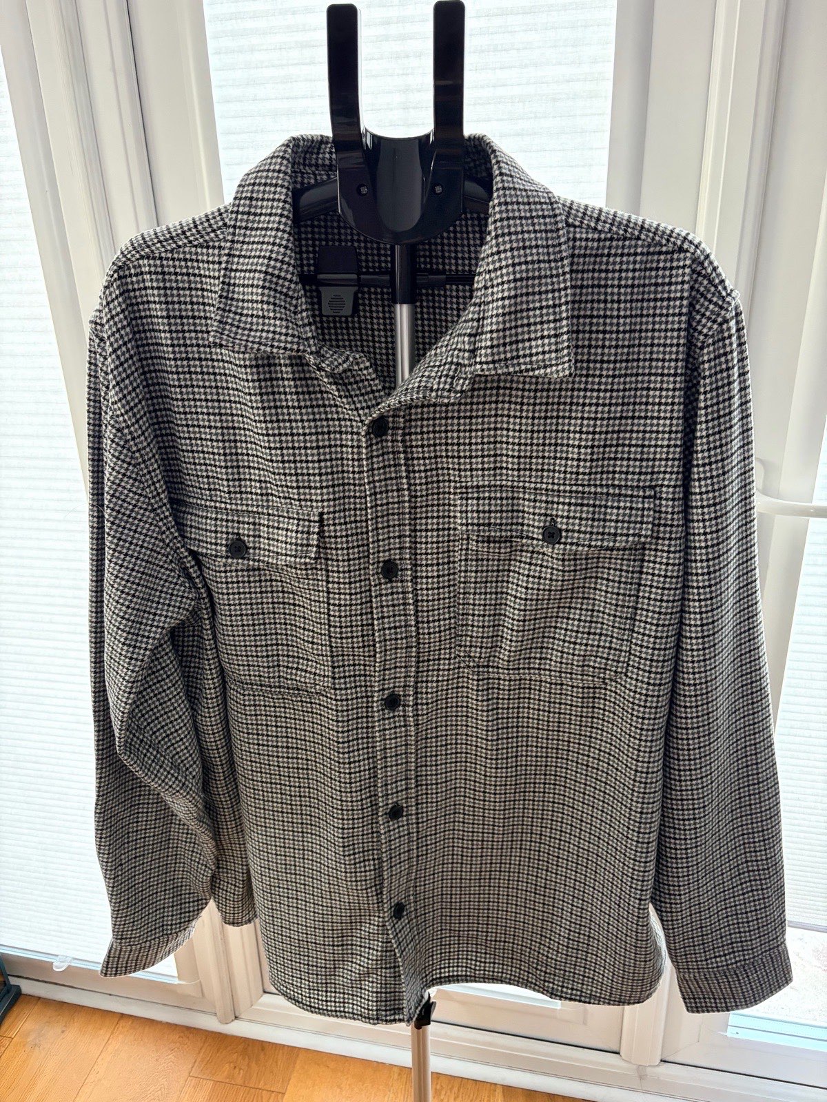 Men’s checked overshirt