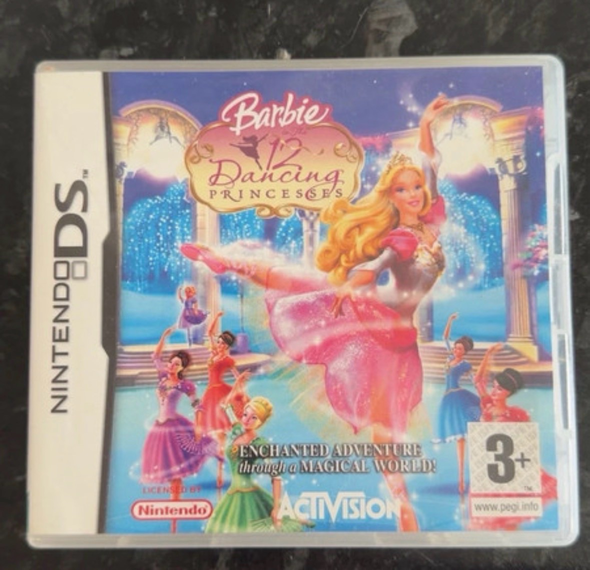 Barbie in the 12 Dancing Princesses Nintendo DS Game – NDS – Activision – Kids Adventure Game