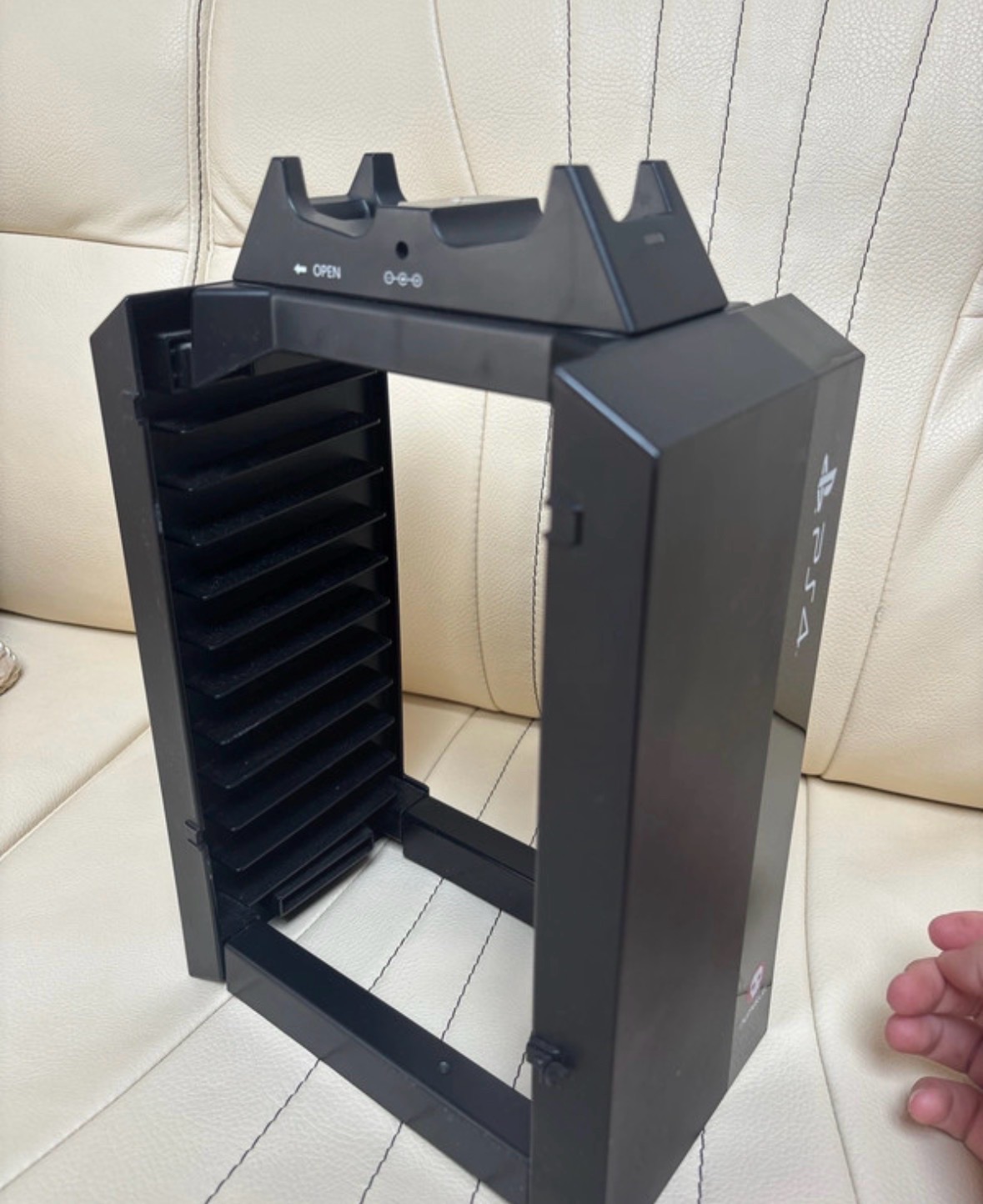 Official PlayStation 4 Stand & Game Storage - Black