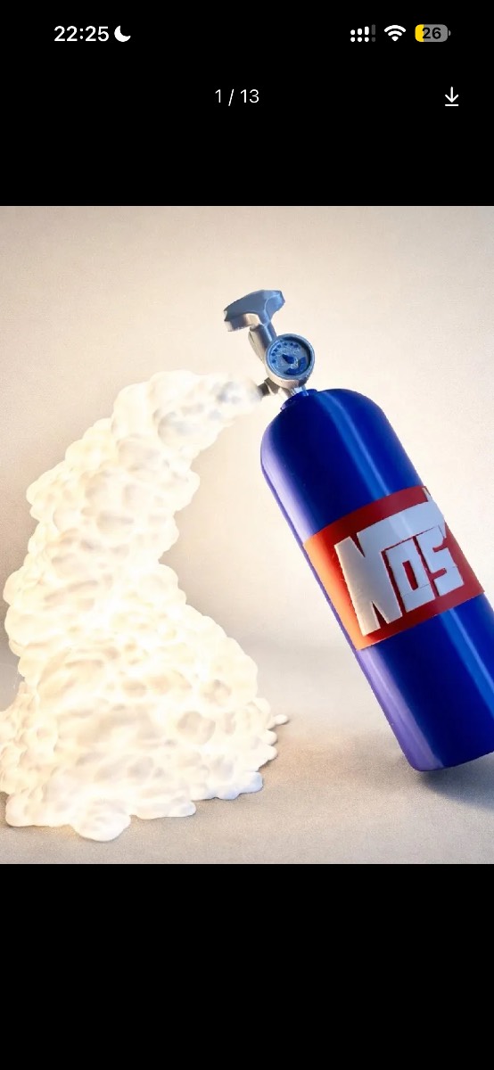 3D Printed novelty - NOS Gas escape light