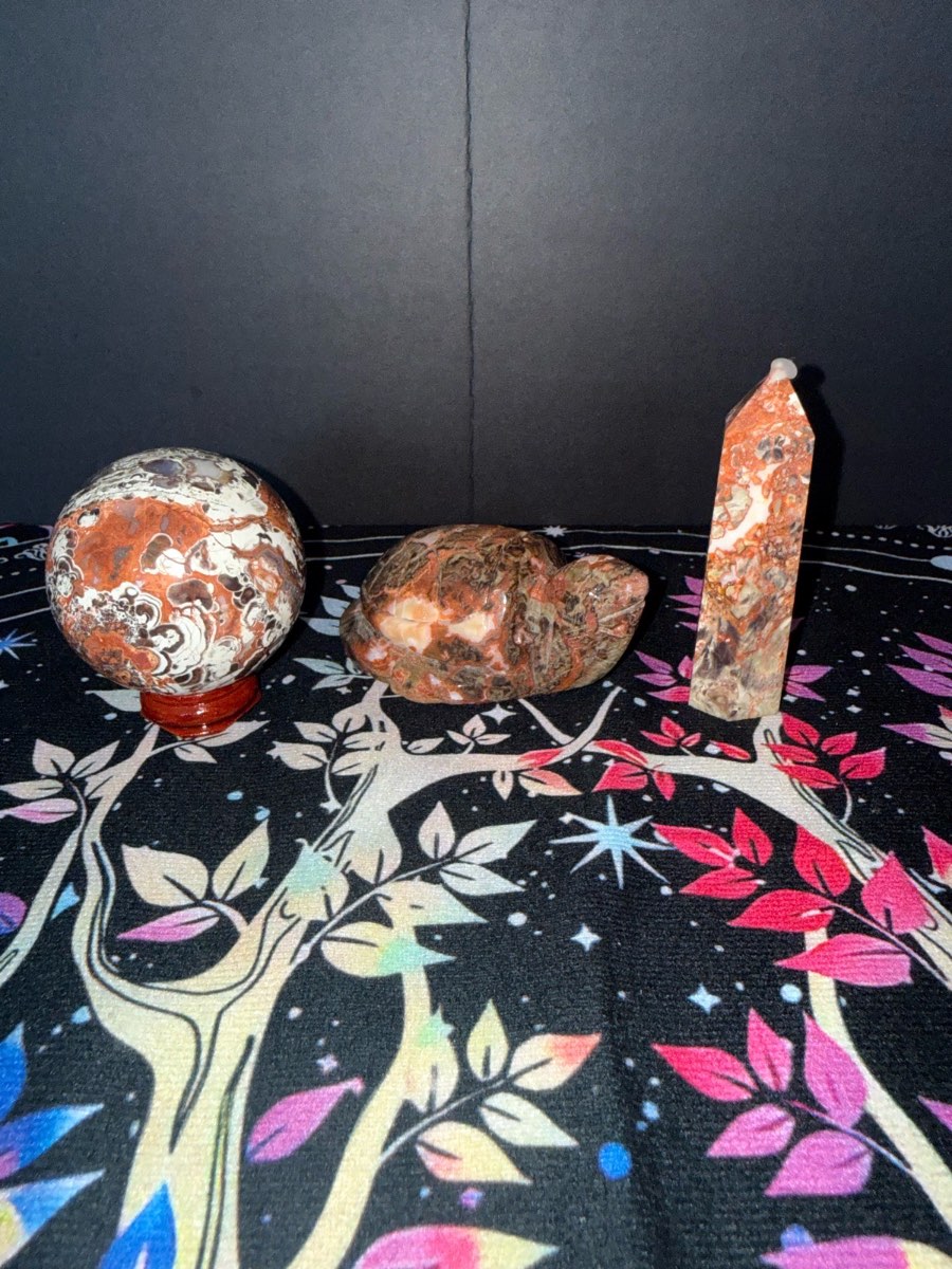 Money Agate Bundle ( Tower, Sphere and Turtle)
