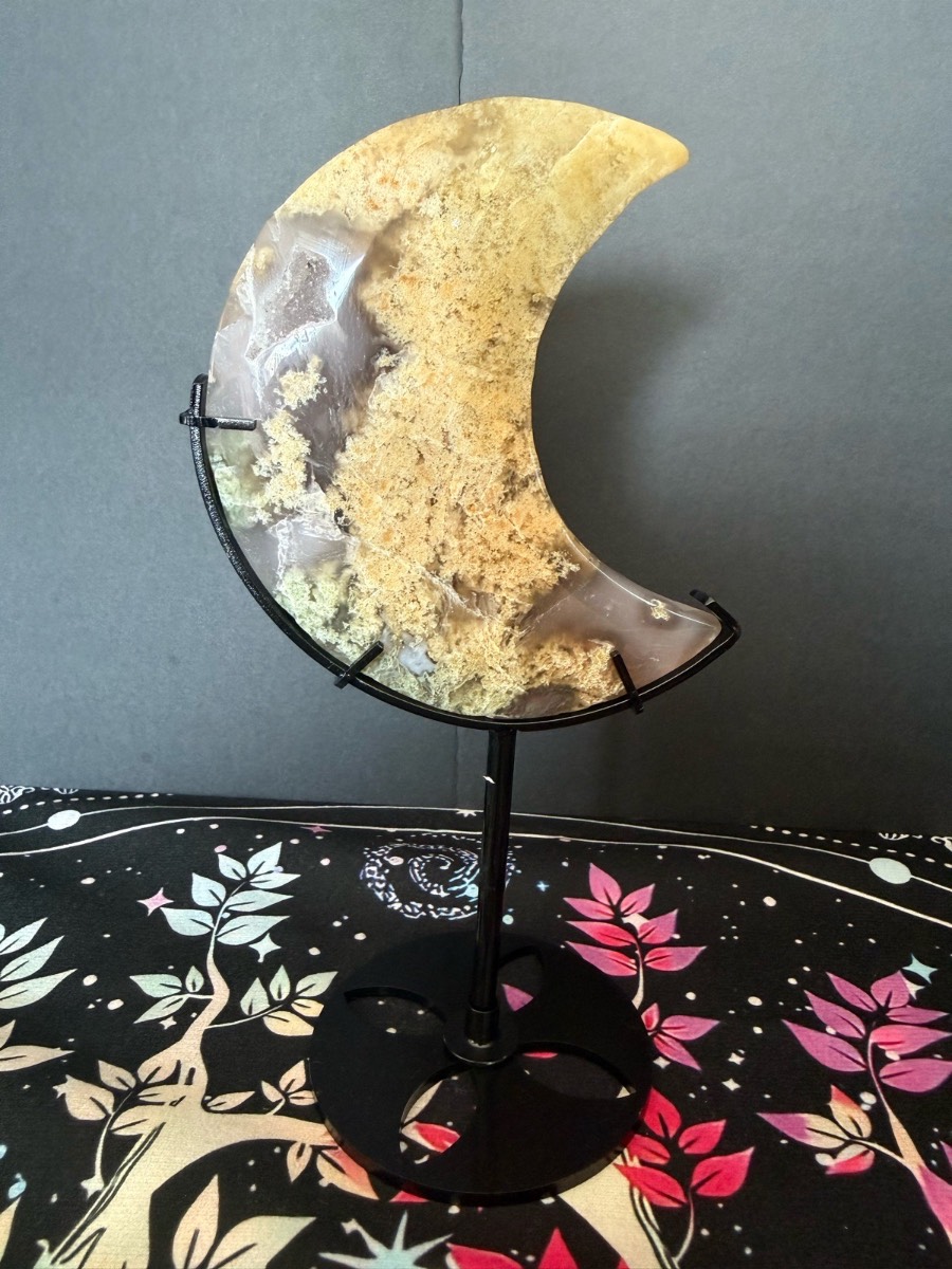 Moss Agate Moon