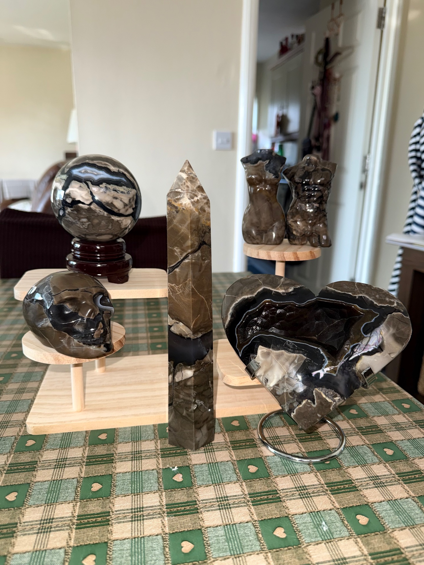 Volcano Agate Crystal Bundle