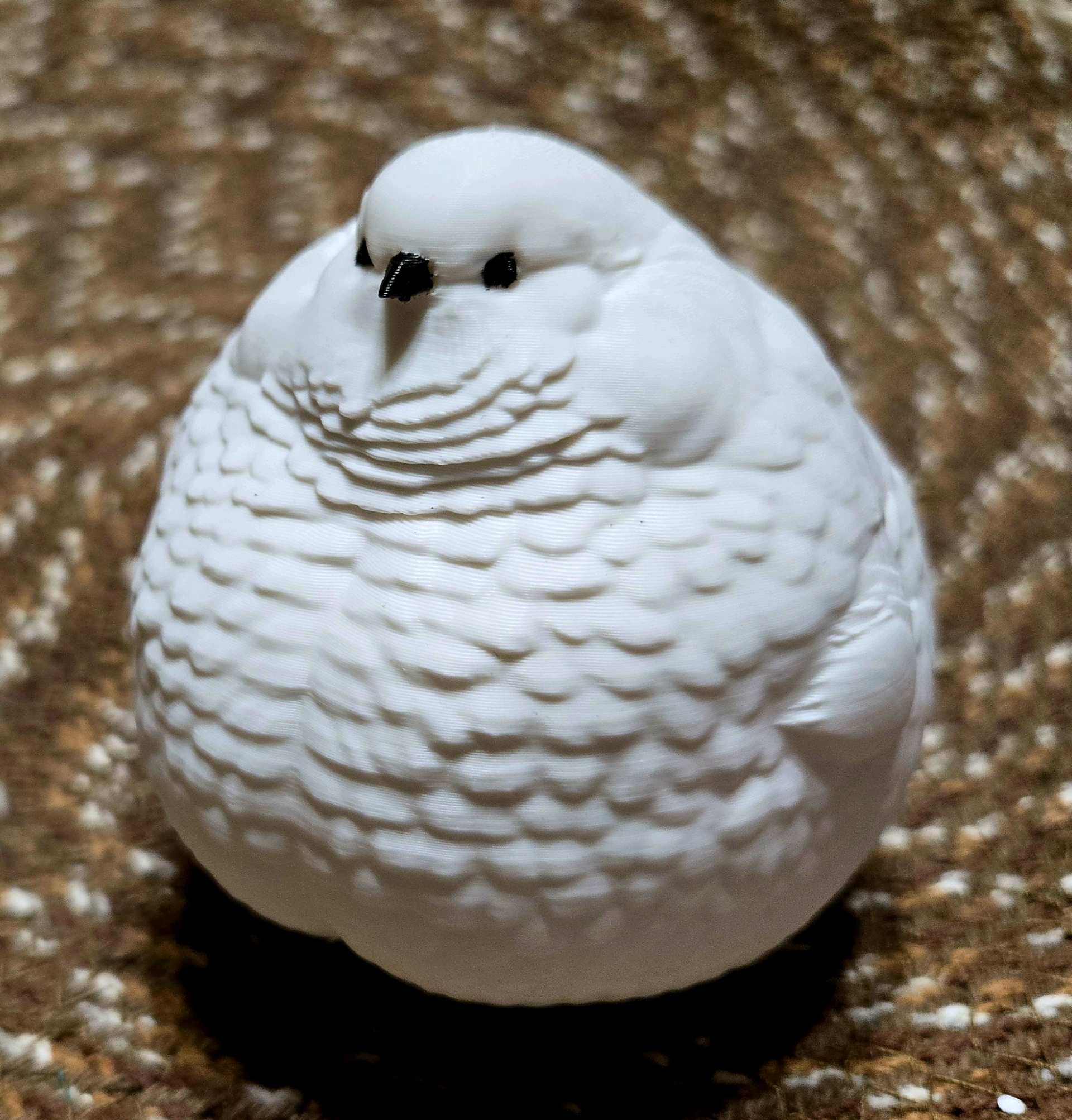 3D printed The Absolute Borb – 3D Printed Chonky Bird Figurine