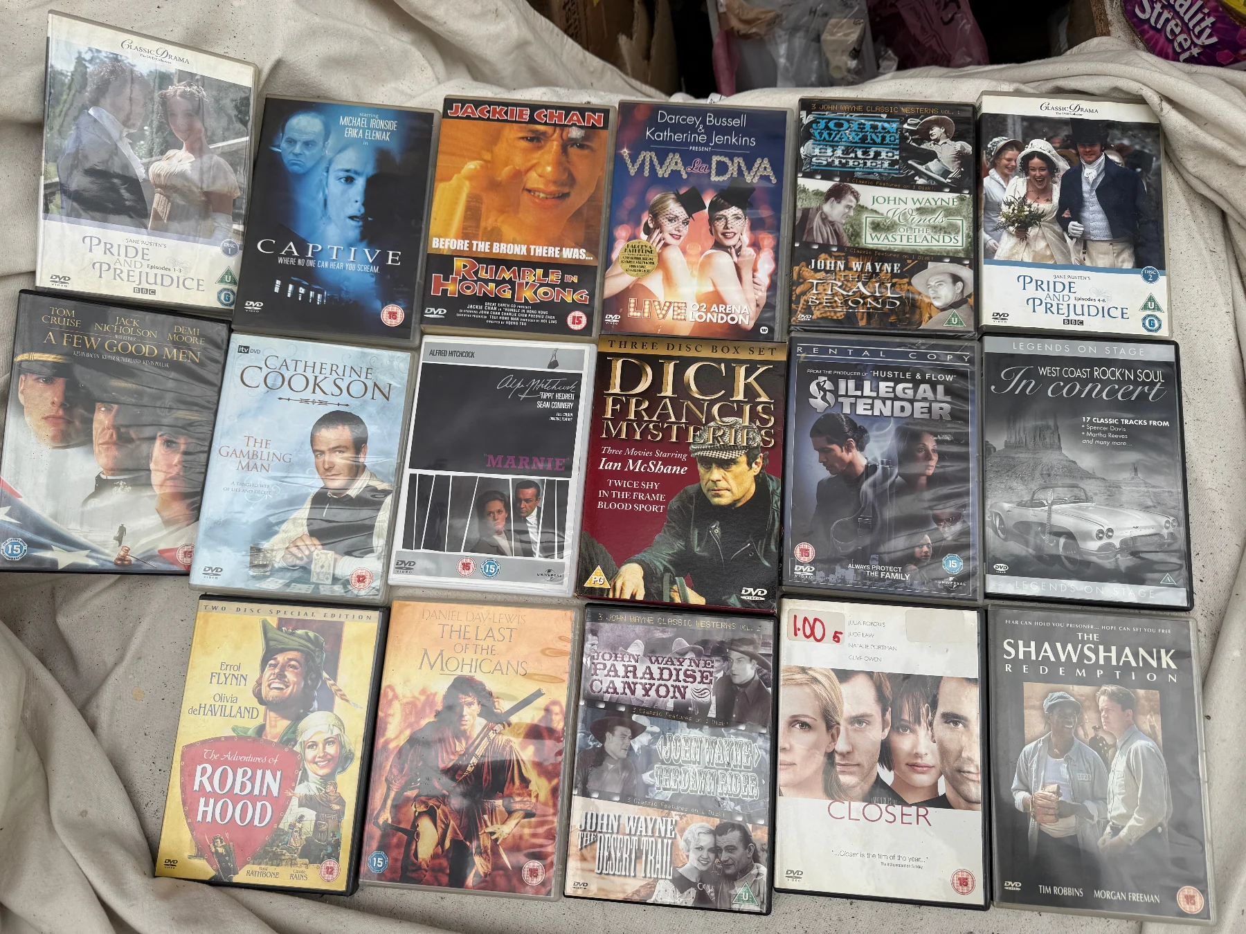 Collection of DVDs all good