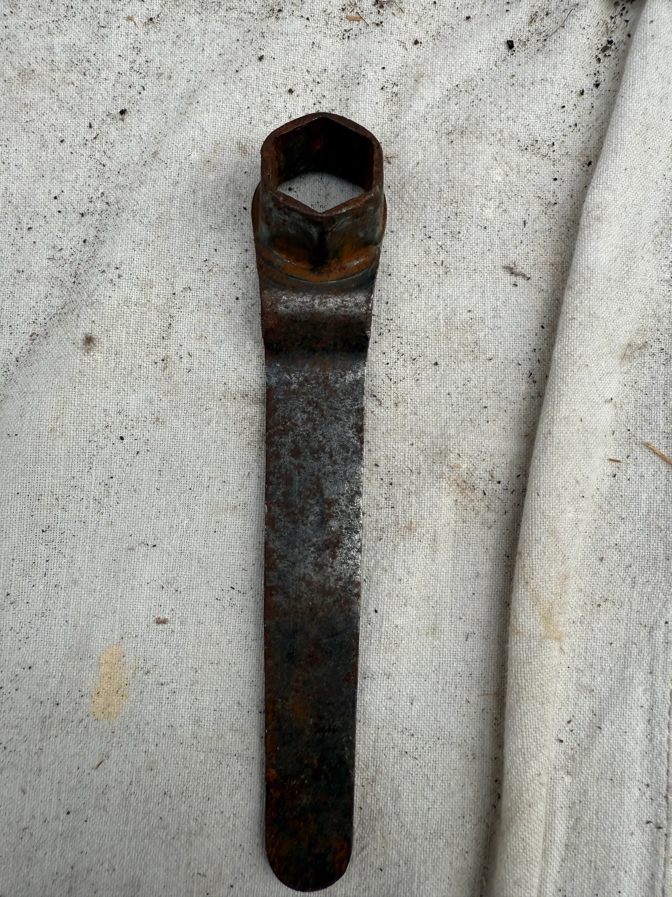 Vintage British 14mm Spark Plug Box Spanner/wrench