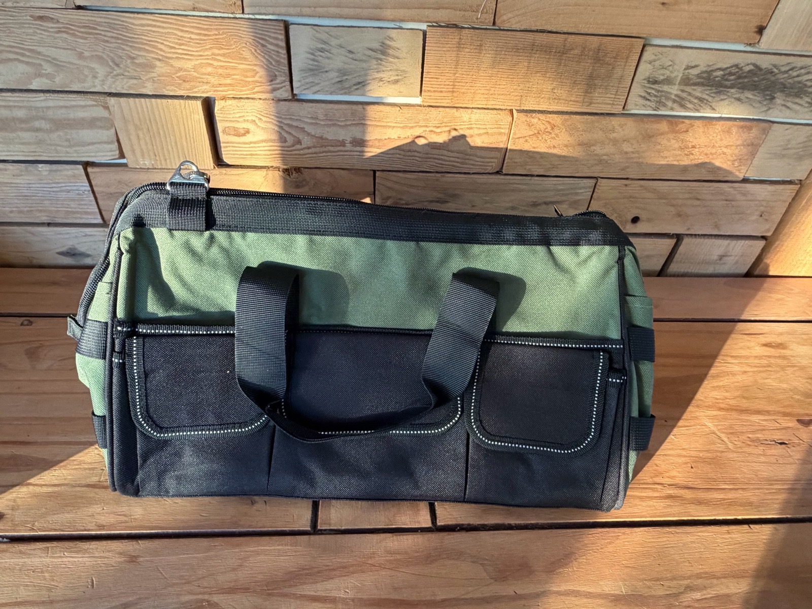 Tool Bag Wide Mouth Multi-purpose Work Tote Ergonomic Handle