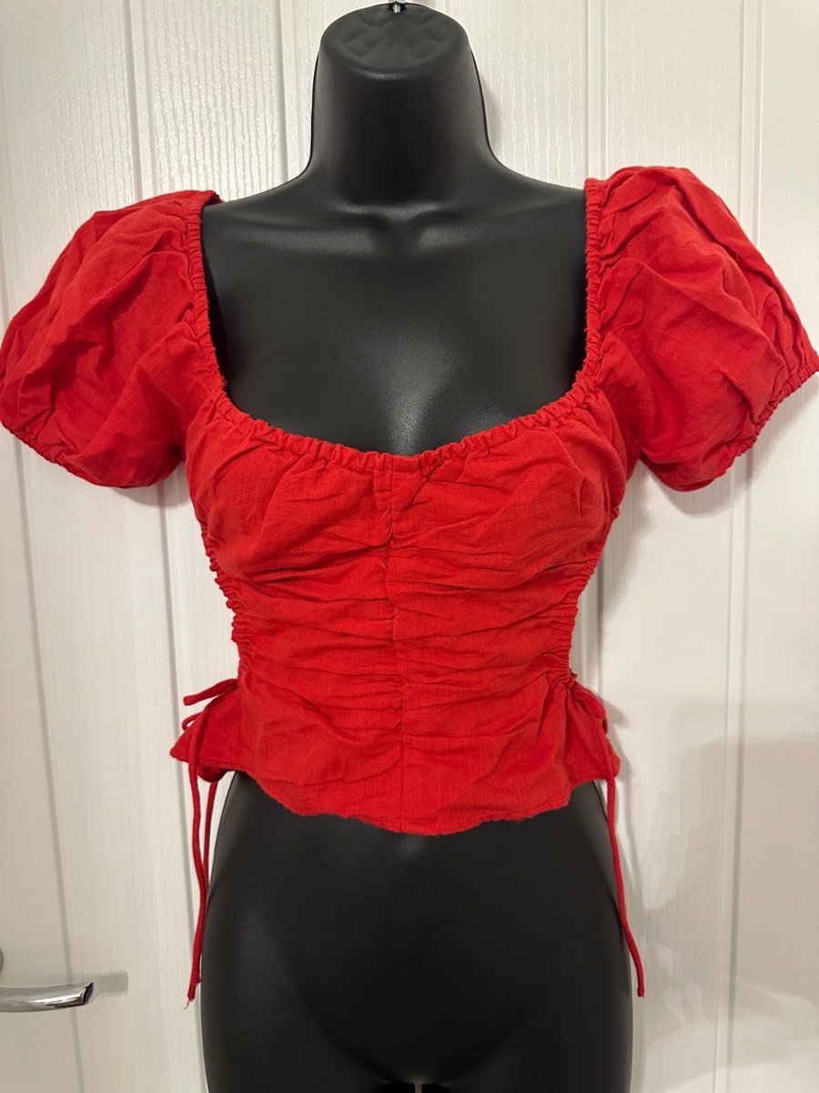 Urban Outfitters Silence + Noise Cleo Cut Out Blouse, size XS