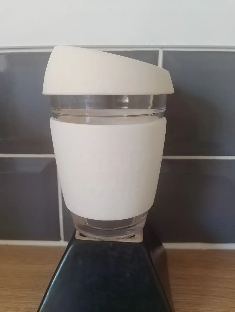 Glass Reusable Coffee Cup