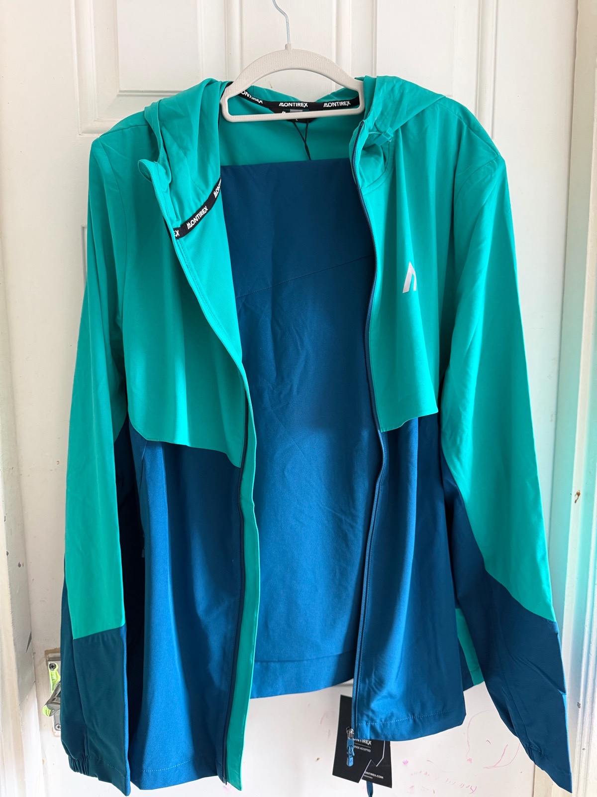 Brand New Montirex Vector 2.0 Full Tracksuit (Jacket & Woven Pants) - Abyssal / Aruba - Size Large