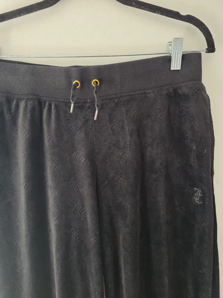 Juicy Couture Sport Ladies Medium Black VALOUR Tracksuit Bottoms. Excellent Condition
