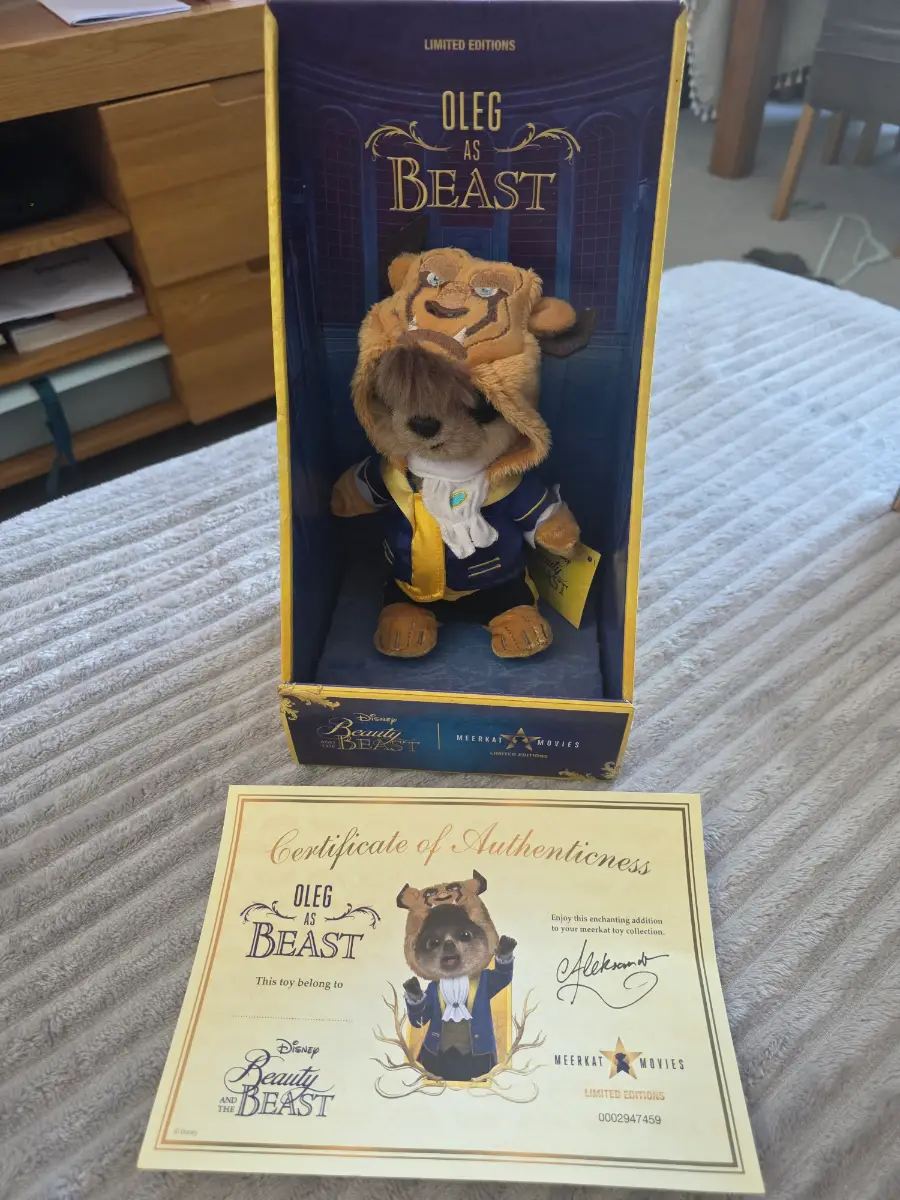 Meerkat Movies/Beauty and the Beast Limited Edition OLEG as BEAST.