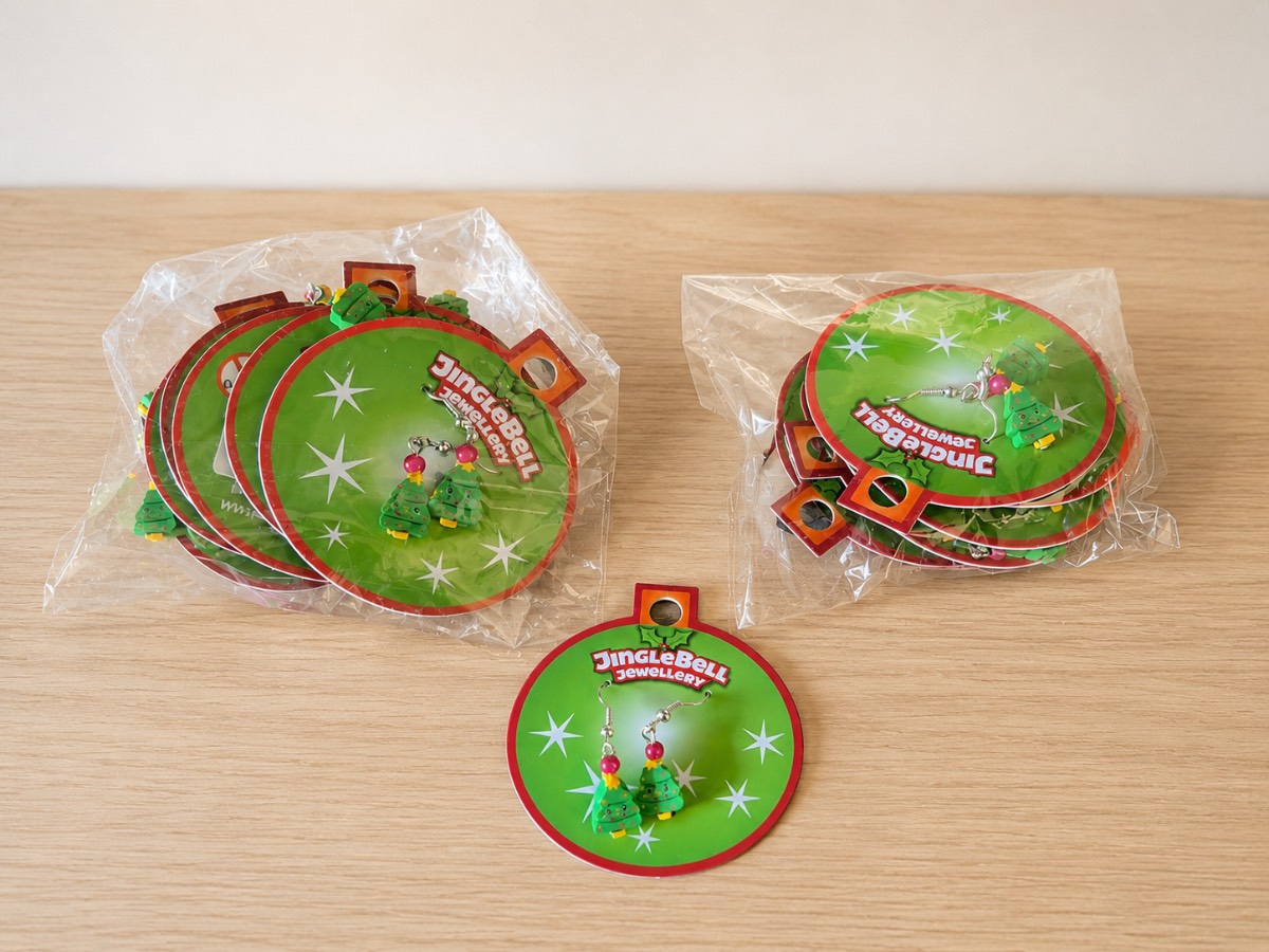 12 set of Christmas tree earrings