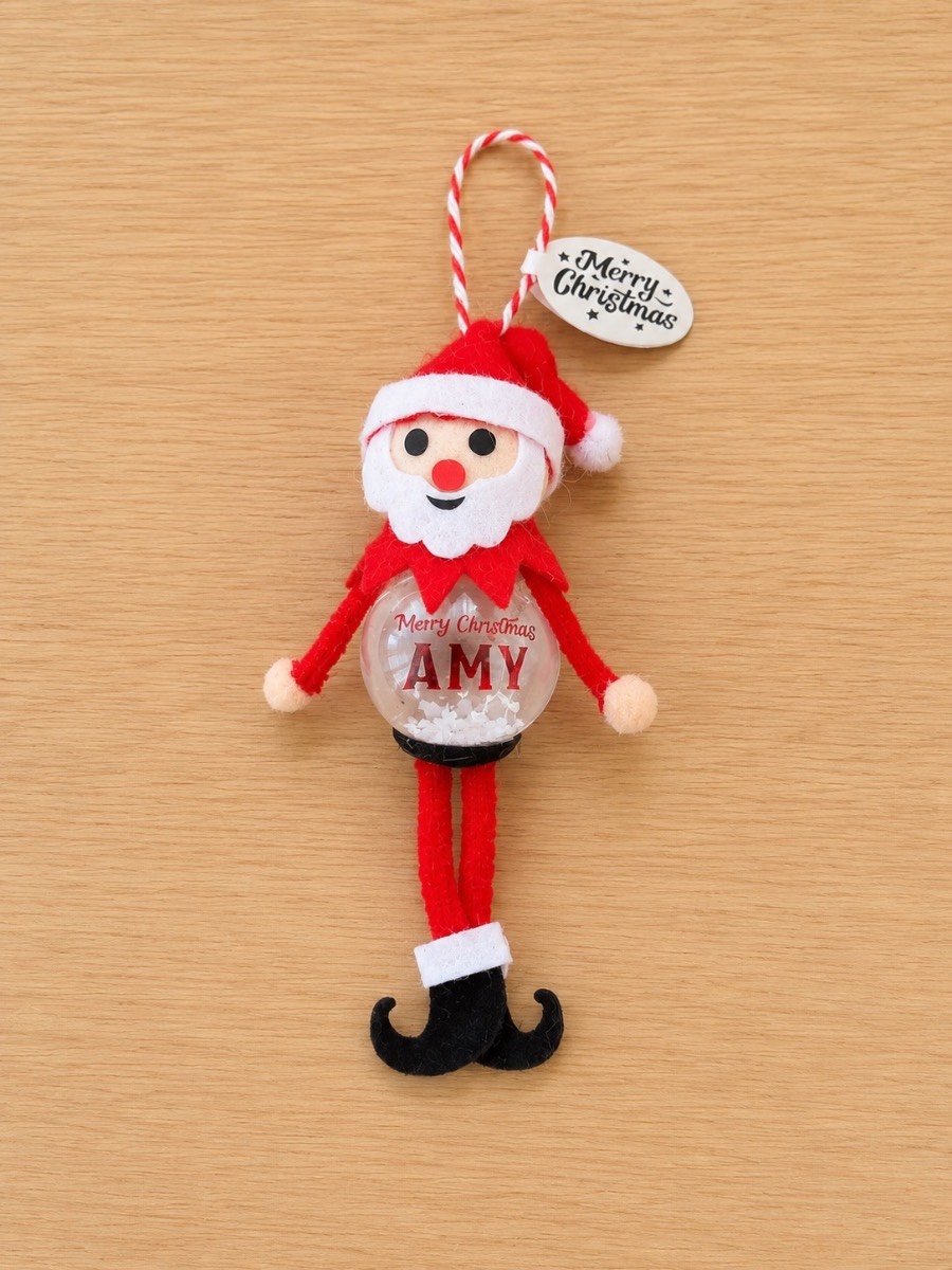 Amy Christmas tree Santa decoration