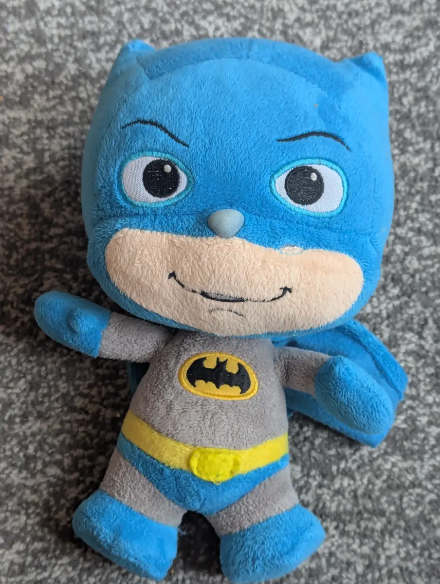 Official DC Super Friends Cute Chibi Batman Soft Plush Toy