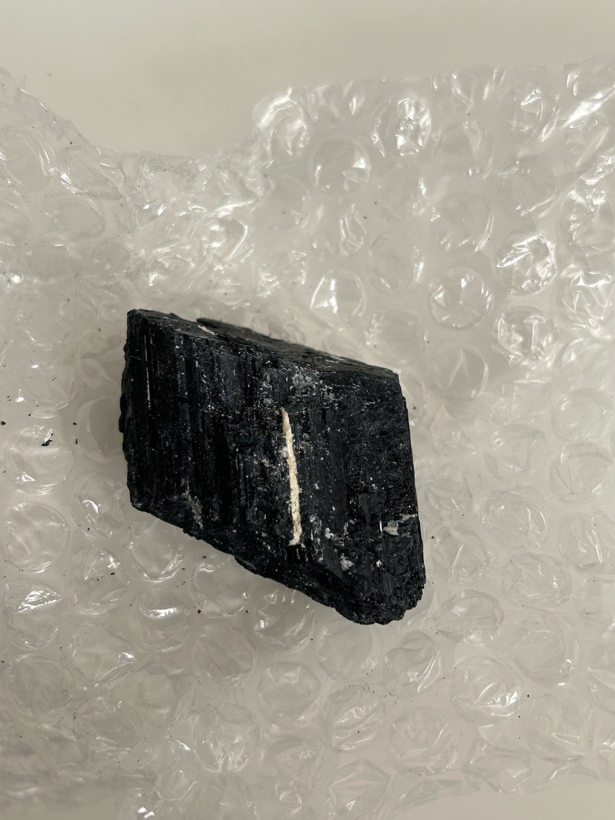 Raw Black Tourmaline Crystal Natural Rough Stone for Crafts