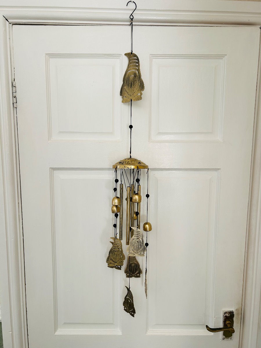 Gnome Garden Wind Chime Metal Home and Garden Decor