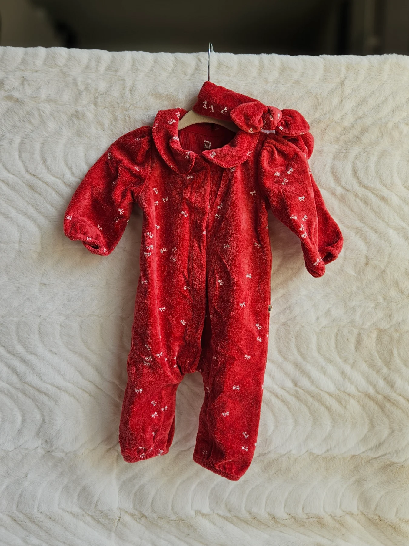 Baby grow & head band, 0-3 months