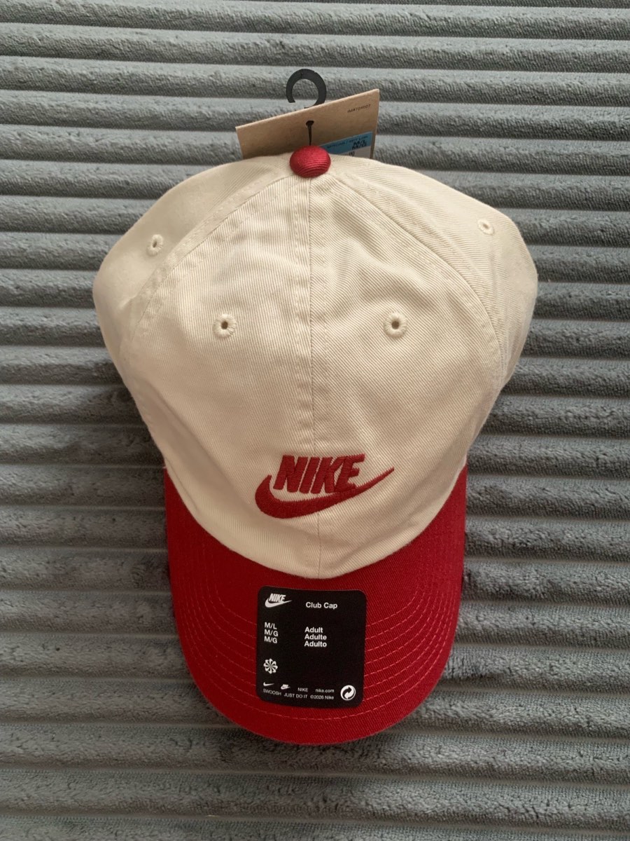 Nike Baseball Cap Size M/L Red and Beige