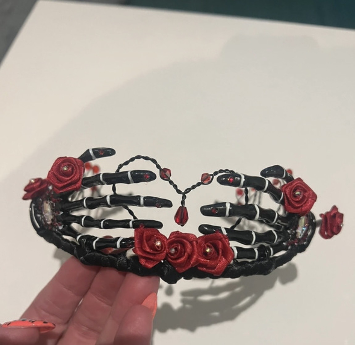 Gothic inspired crown headdress