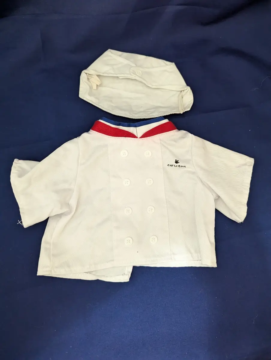 Build a Bear le Bear Chef Outfit plush toy clothes