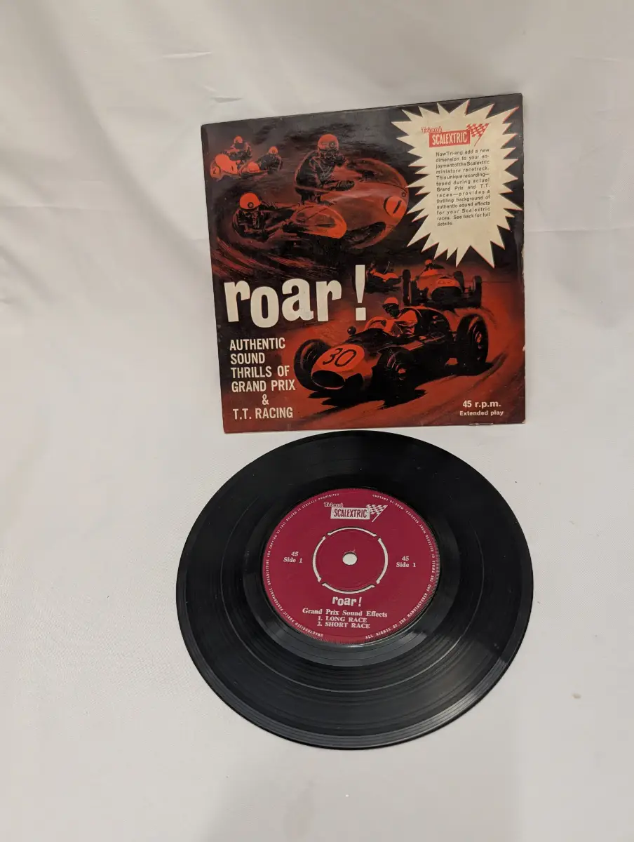 Scalextric Roar! - Grand Prix & TT Sound Effects  Triang 7" Vinyl
