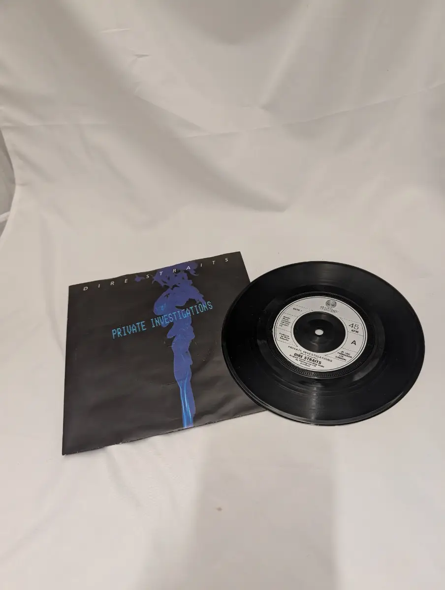 Dire Straits - Private Investigations 7" Vinyl Record  1982