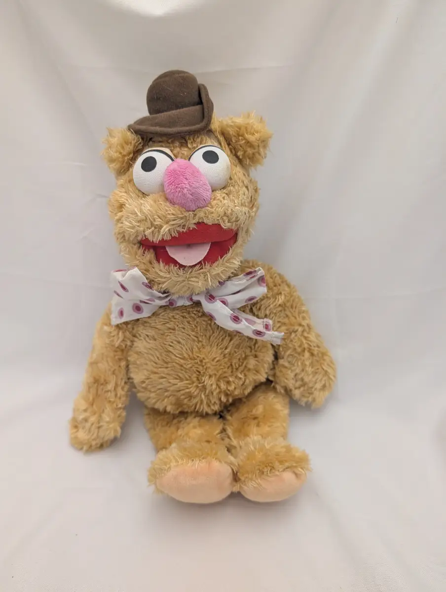 Fozzie Bear plush soft toy teddie The Muppet Show Posh Paws Disney Muppets