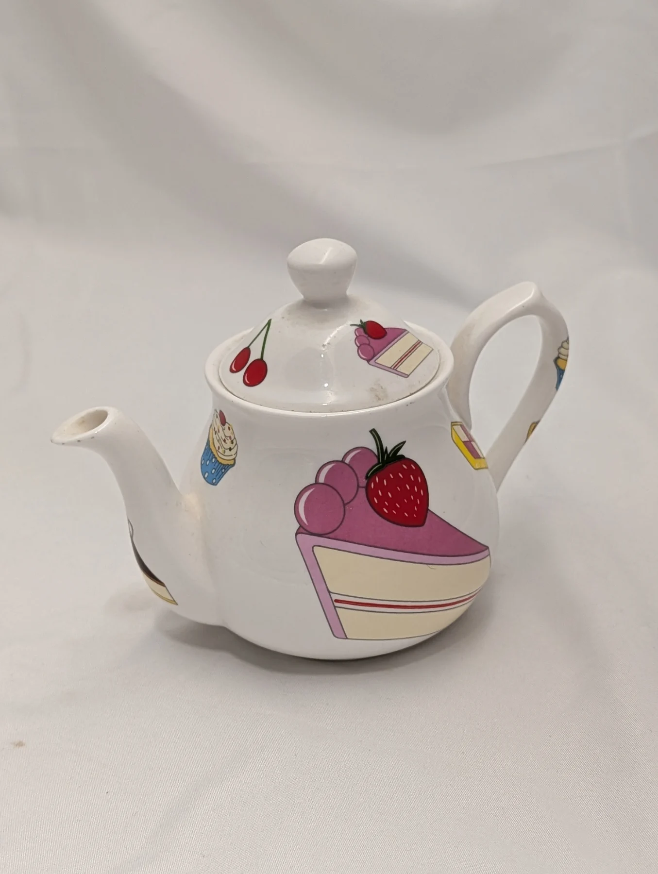 Kirsty Jayne China Teapot for One Cakes and Treats Tea Party pot baking