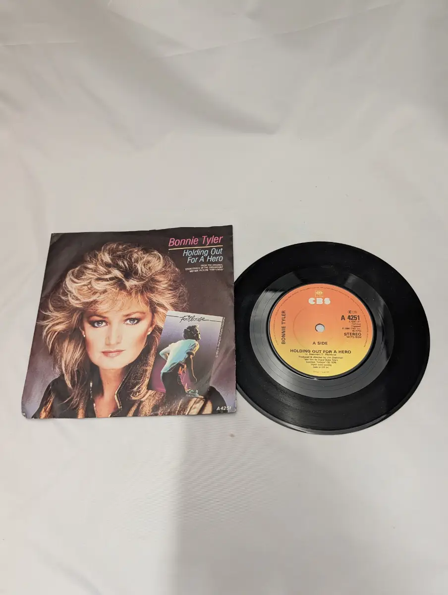 Holding Out For A Hero - Bonnie Tyler - 1984 vinyl 7'' footloose cbs records