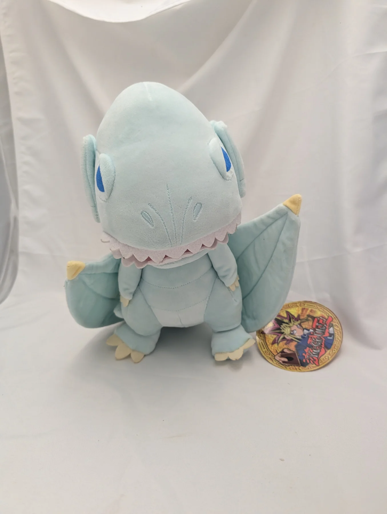 Yu Gi Oh Blue Eyes White Dragon Plush Toy nwt