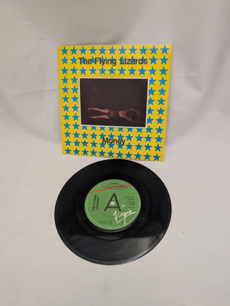 Flying Lizards- Money. original 7" vinyl punk vg+ vg+ Virgin 1979