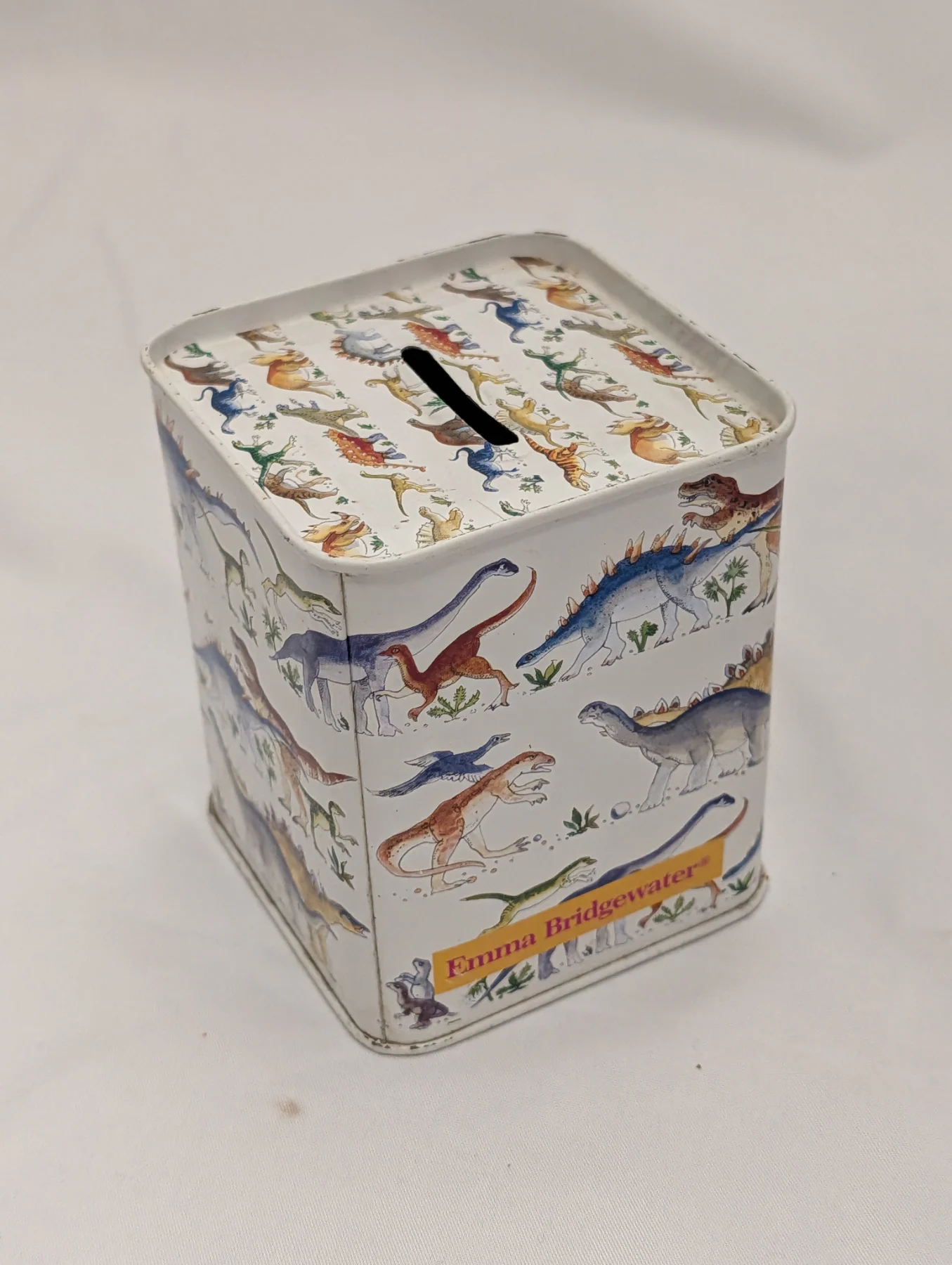 Emma Bridgewater Dinosaur Tin Money Box Kids Collectables