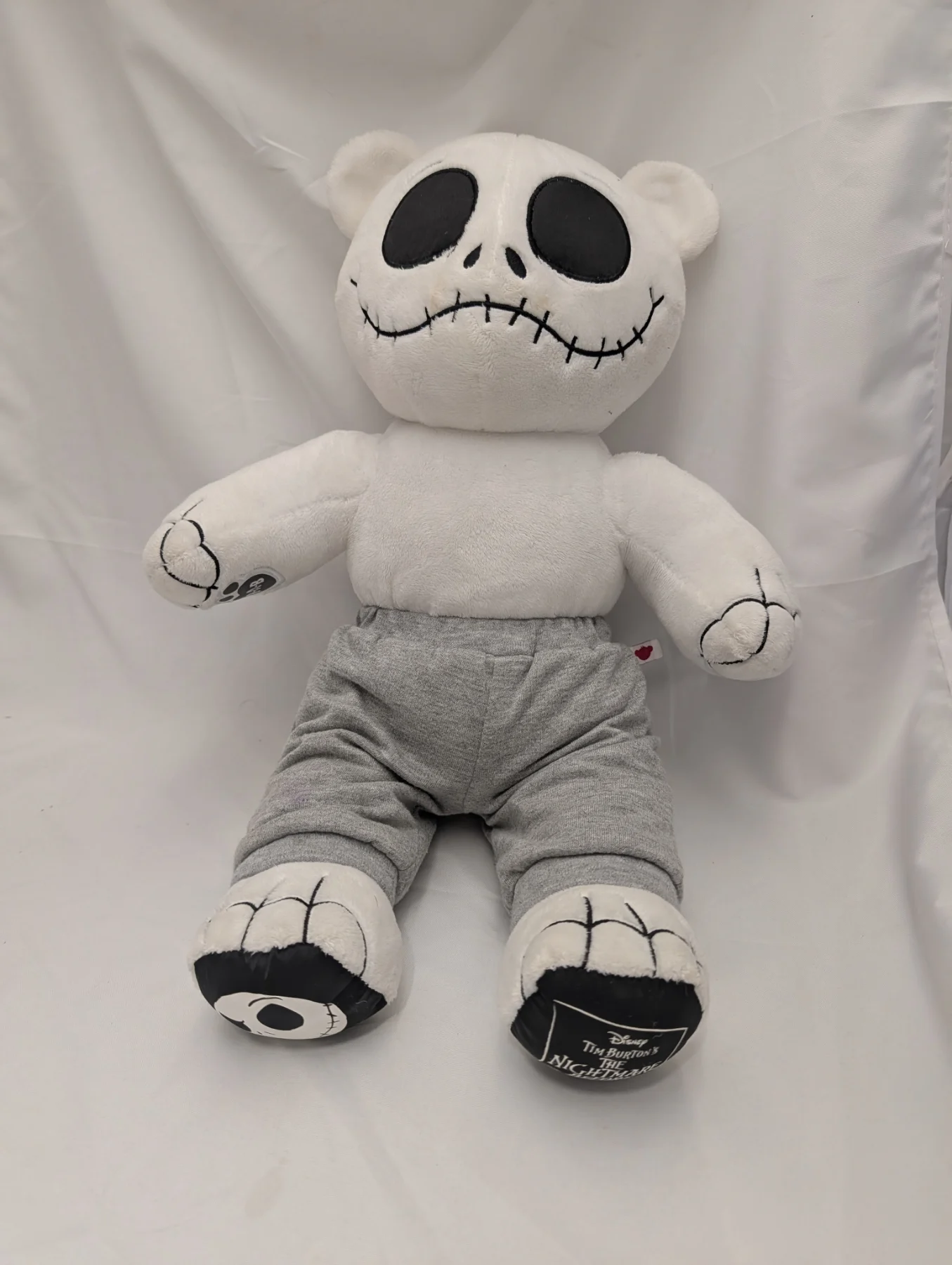 Disney Build a Bear Nightmare Before Christmas Jack skellinton Soft Toy Plush