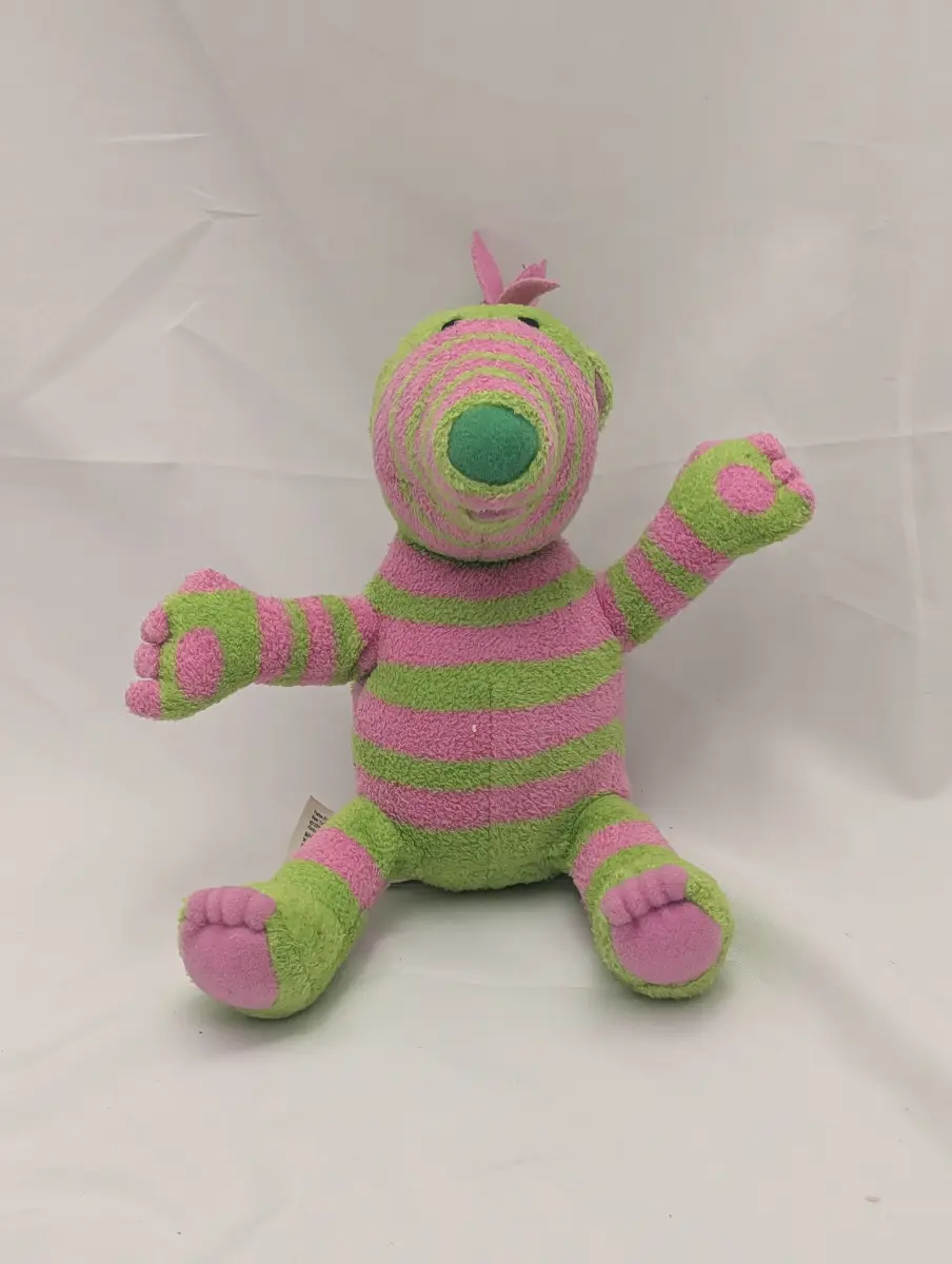 The Fimbles Baby Pom Fisher Price Plush Soft Cuddly Toy 8” green vintage