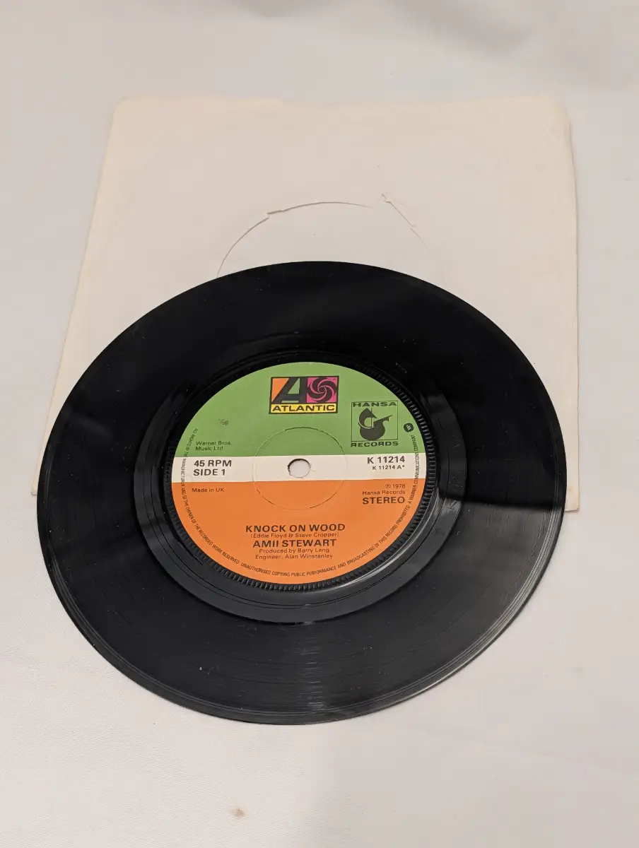 amii stewart - knock on wood 7" vinyl record 45 rpm 1978