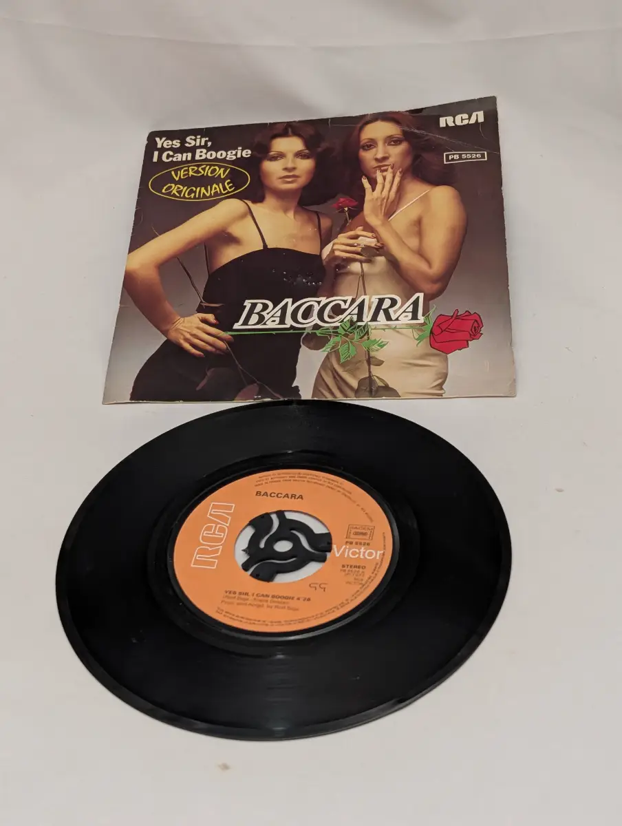 Baccara - Yes Sir, I Can Boogie Vinyl 7'' vintage 70s RCA