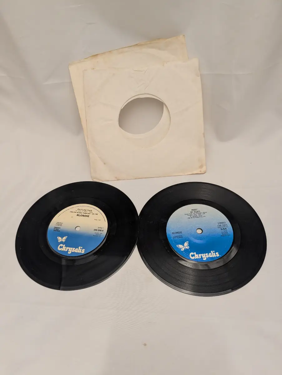 Blondie  Heart Of Glass/Rifle Range/ picture this  7” Vinyl Single Record 1978