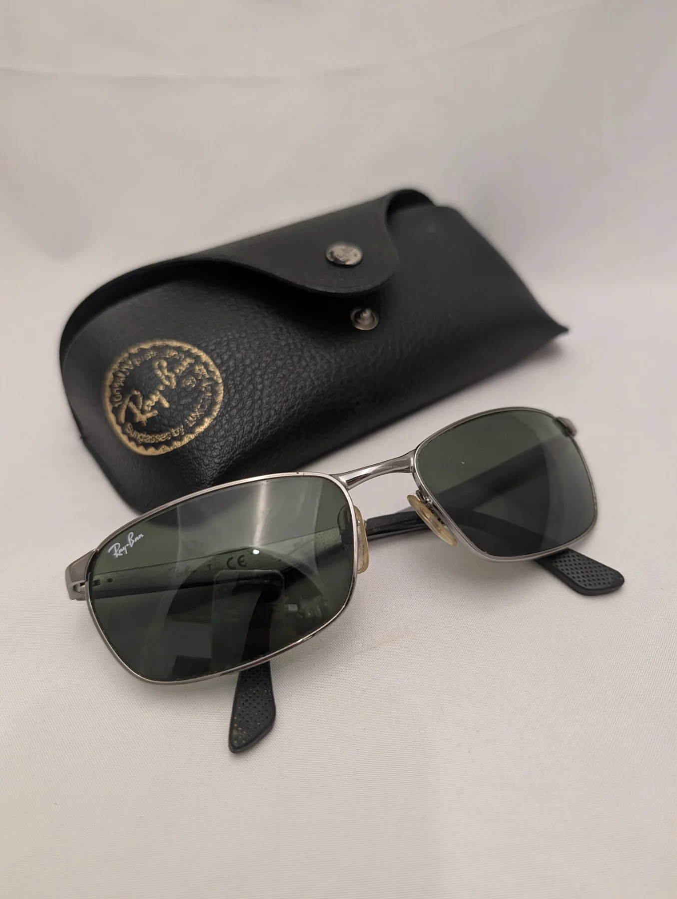 Ray-Ban RB3534 004/58 Gunmetal Sunglasses With Gray Polarized Lens 59-17-135