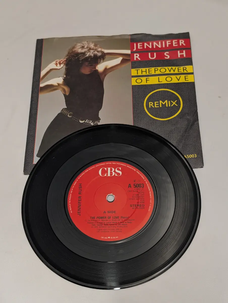 Jennifer Rush the Power of Love (Remix) 7" Vinyl Single Record (1984)