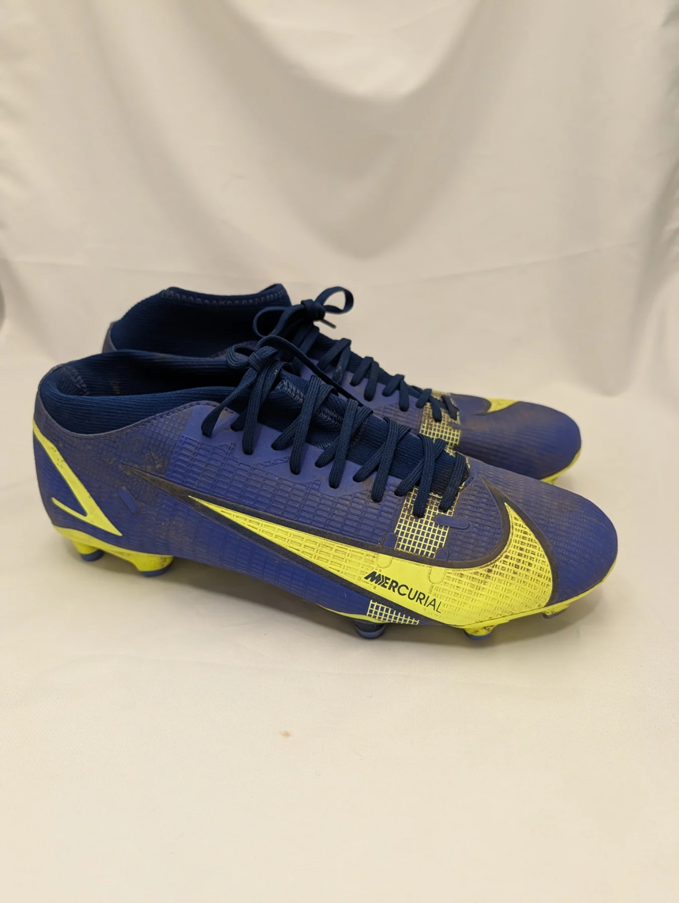 Nike Mercurial Superfly 8 Football Boots Sapphire/Blue Void/Volt, Size 8.5