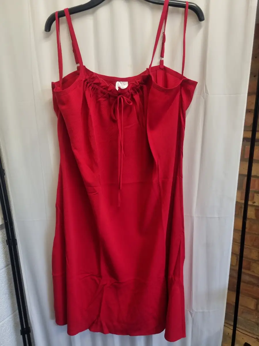 Red dress in packaging sz 26