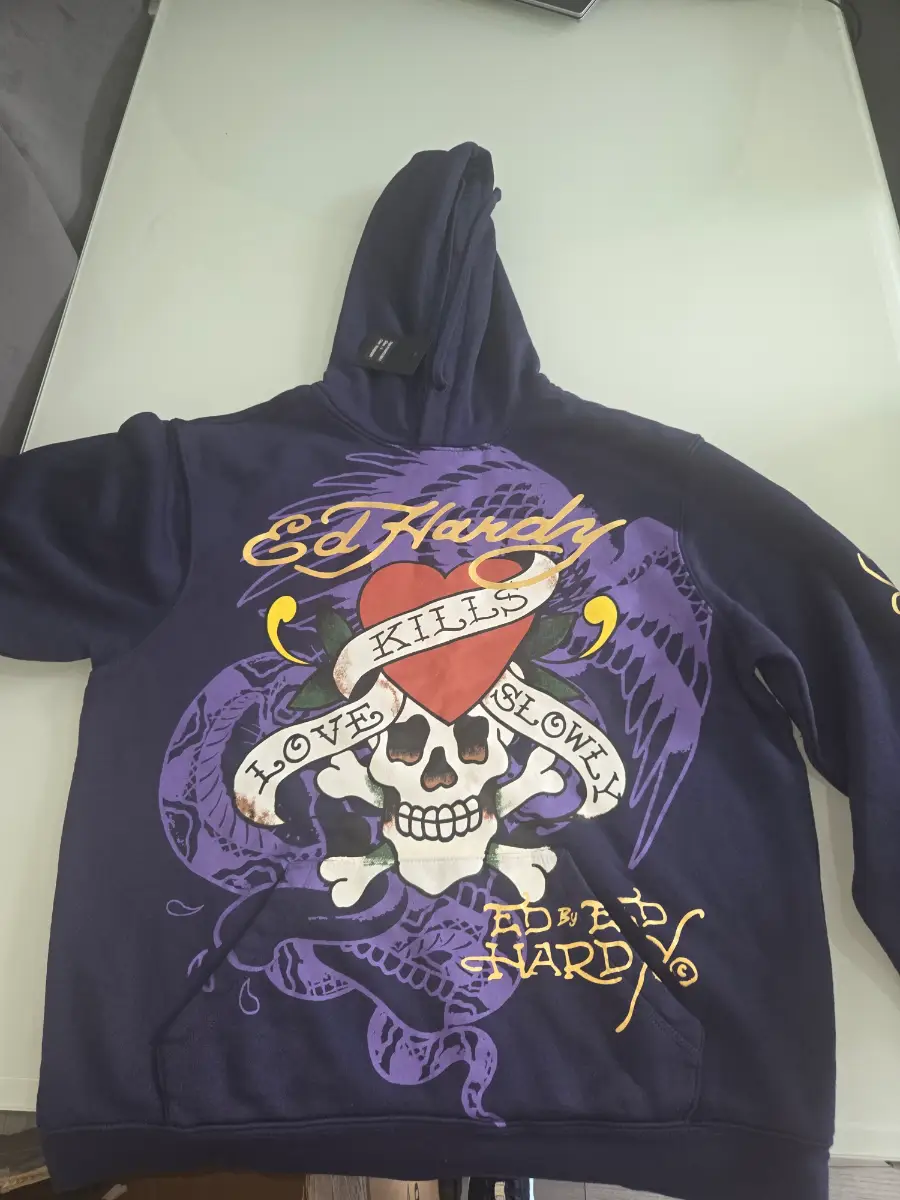 Ed hardy hoodie large