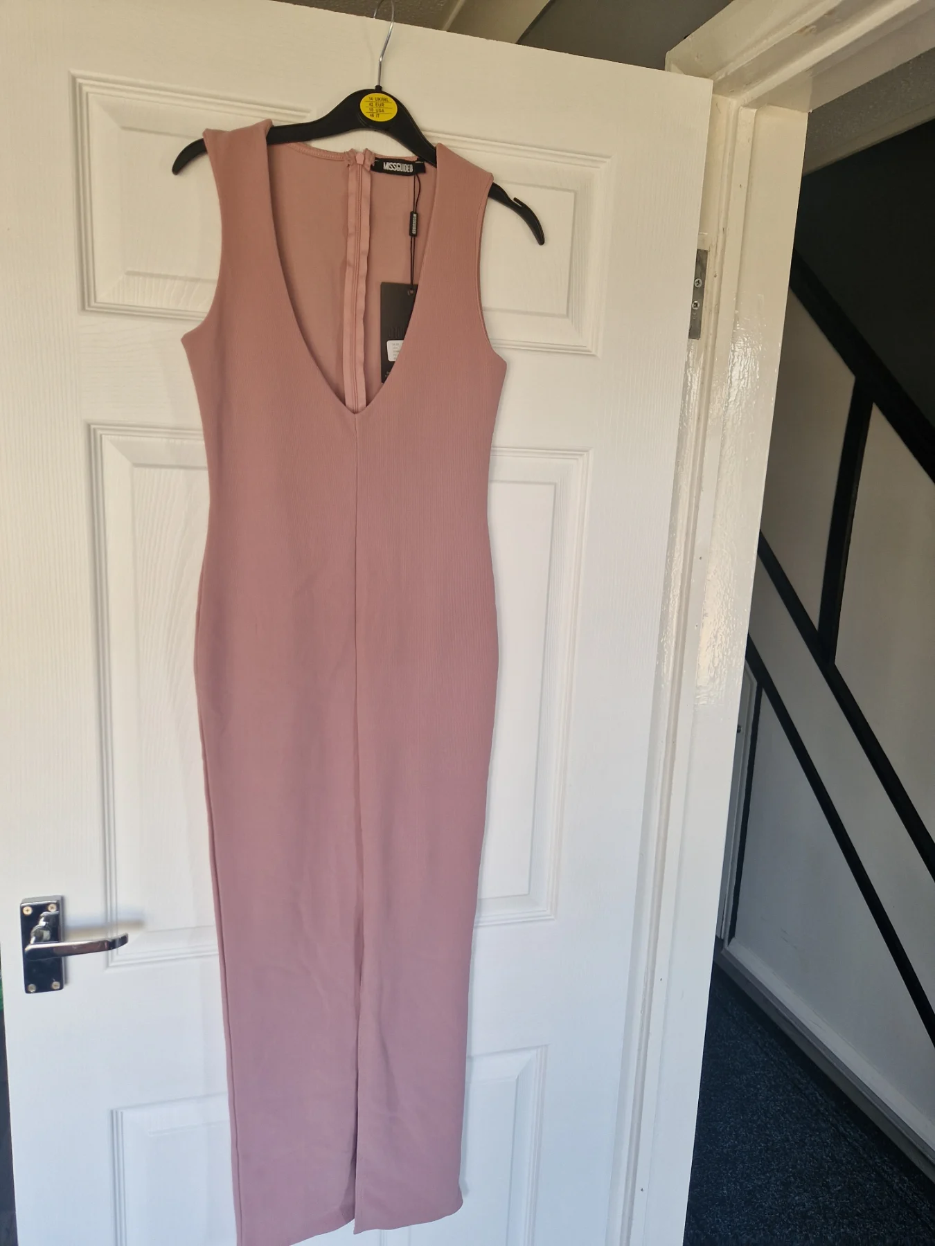 Dusty pink long dress