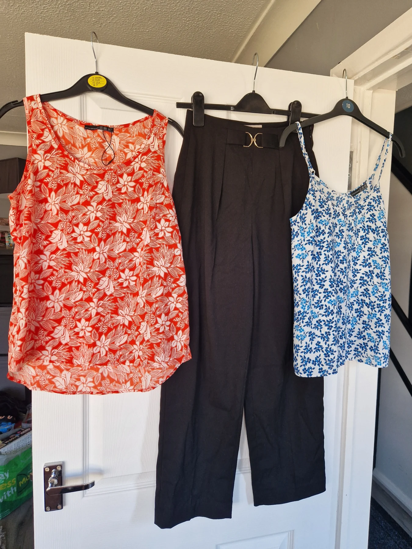 Black trousers/cami